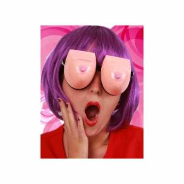 Boobies fun bril carnavalskleding Valkenswaard