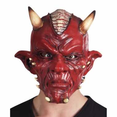 Duivel lucifer verkleed masker volwassenen carnavalskleding valkenswa