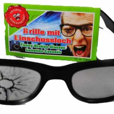 Fun bril kapot glas carnavalskleding Valkenswaard