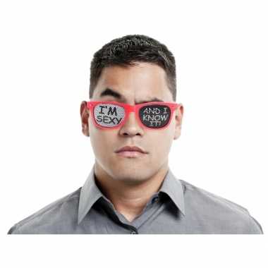 Party bril i am sexy carnavalskleding valkenswaard