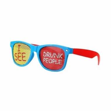 Party bril i see drunk people carnavalskleding valkenswaard