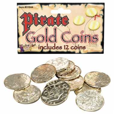 Piraten munten goud stuks carnavalskleding Valkenswaard