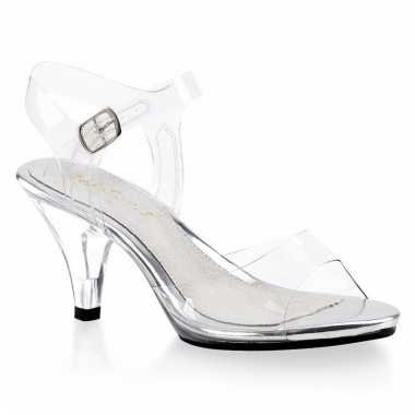 Transparante muiltjes/pumps dames carnavalskleding valkenswaard