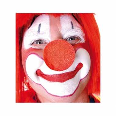 X opzet clownsneuzen rood carnavalskleding valkenswaard
