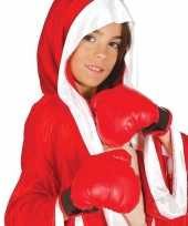 Bokser verkleed hanschoenen rood kinderen