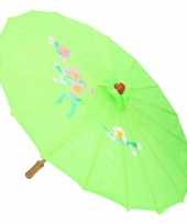 Chinese stijl paraplu groen