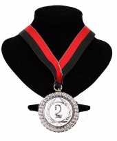 Excelsior kleuren medaille nr lint rood zwart 10091763