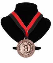Excelsior kleuren medaille nr lint rood zwart 10091764