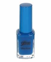 Fluoriserende blauw nagellak