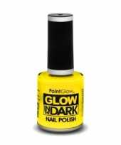Glow the dark nagellak neon geel