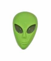 Groen masker buitenaards wezen