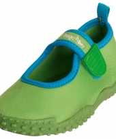 Groene waterschoenen anti slip zool