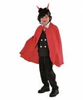 Halloween kinder carnavalskleding cape rood