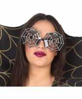 Horror spinnenweb verkleed bril volwassenen
