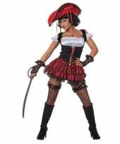 Luxe piraten carnavalskleding vrouwen