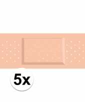 Mega pleister stickers dokter zuster carnavalskledings 10101643