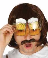 Oktoberfest bier pullen verkleed bril volwassenen