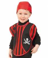 Piraten verkleed poncho peuters