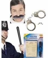 Politie accessoires verkleedset volwassenen