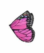 Roze vlinder vleugels kids