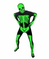 Skelet morphsuit glow the dark