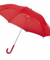 Storm paraplu kinderen doorsnede rood
