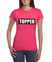Toppers t-shirt roze topper dames 10110649