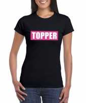 Toppers t-shirt zwart topper dames