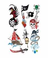 X piraten thema plak tattoo stickers