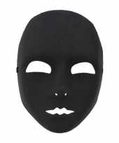 Zwart plastic masker