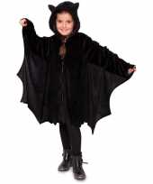 Zwart vleermuis verkleed jasje kinderen