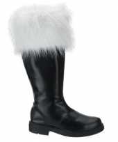 Zwarte hoge kerstman laarzen