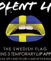Zweden lip tattoeage